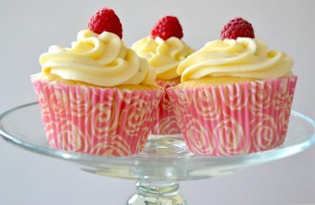 Cupcakes de Limón y Frambuesas