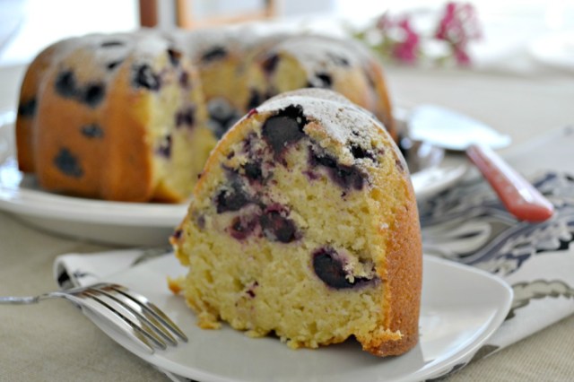 Bundt Cake de Blueberries y Limón