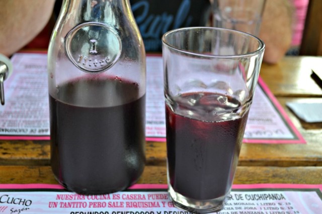 Chicha Morada - 1 litro: 13.00 soles