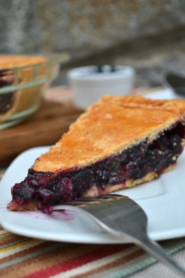 Pie de Blueberry