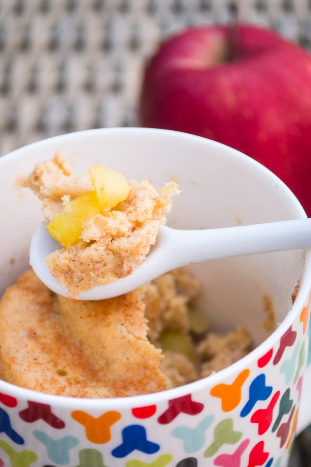 Mug Cake de Manzana
