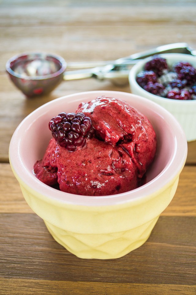 Helado de Zarzamoras